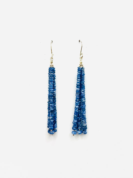 Saphire waterfall earrings