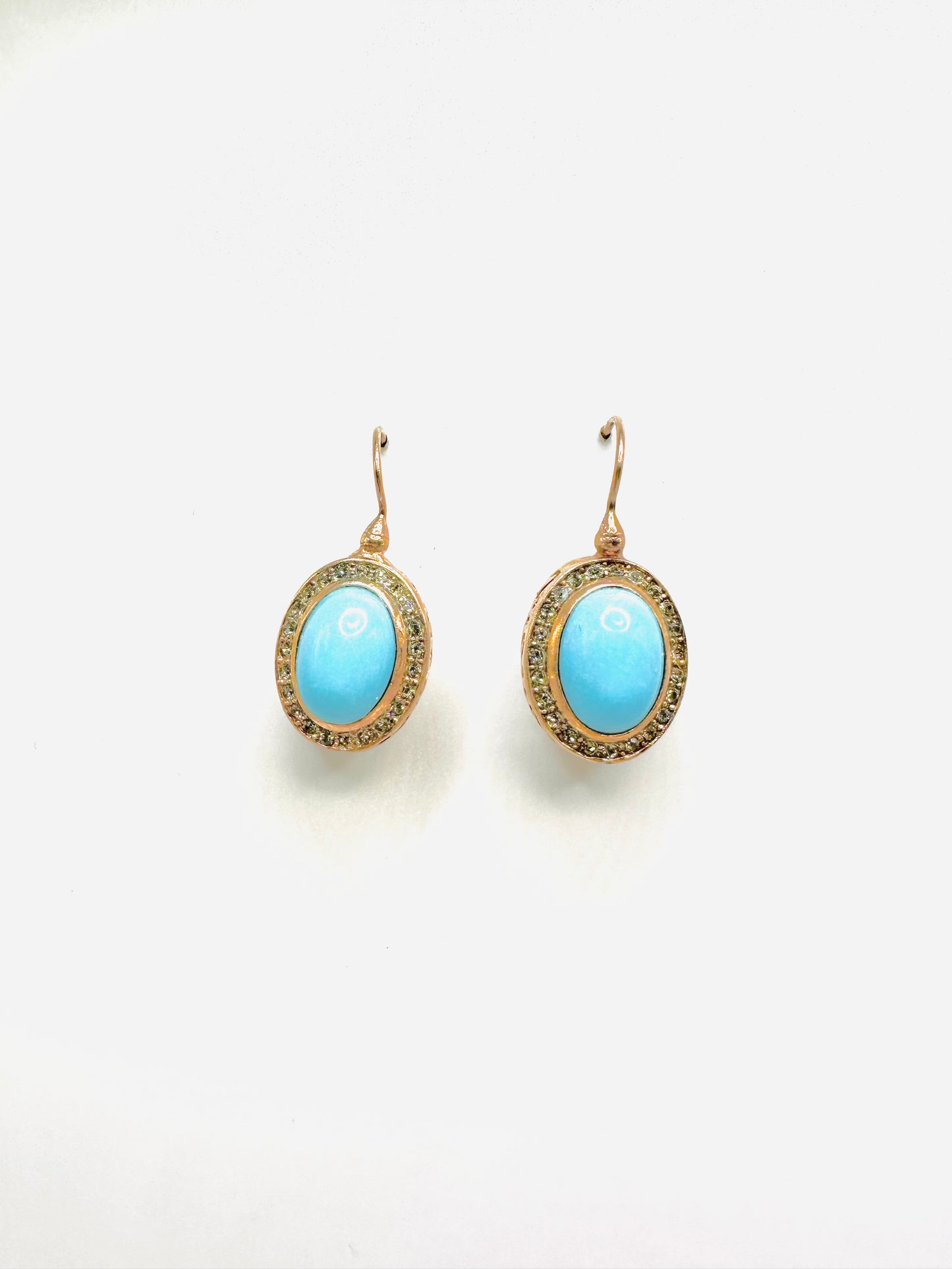 Cyan earrings