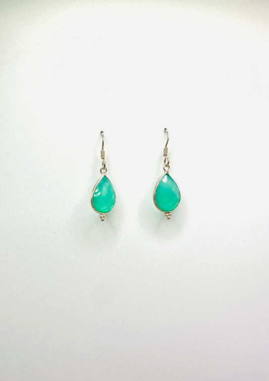 Deep lagoon earrings